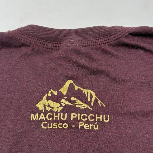 Inca Machu Picchu Cusco Peru Llamas Beatles TShirt Women Size S Souvenir Trip - Picture 4 of 10